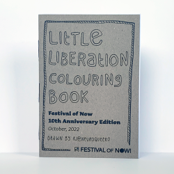 Festival of Now Commemorative Colouring Book by KJ @neuroqueero
