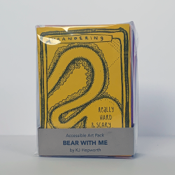 Bear With Me Accessible Art Pack by KJ @neuroqueero